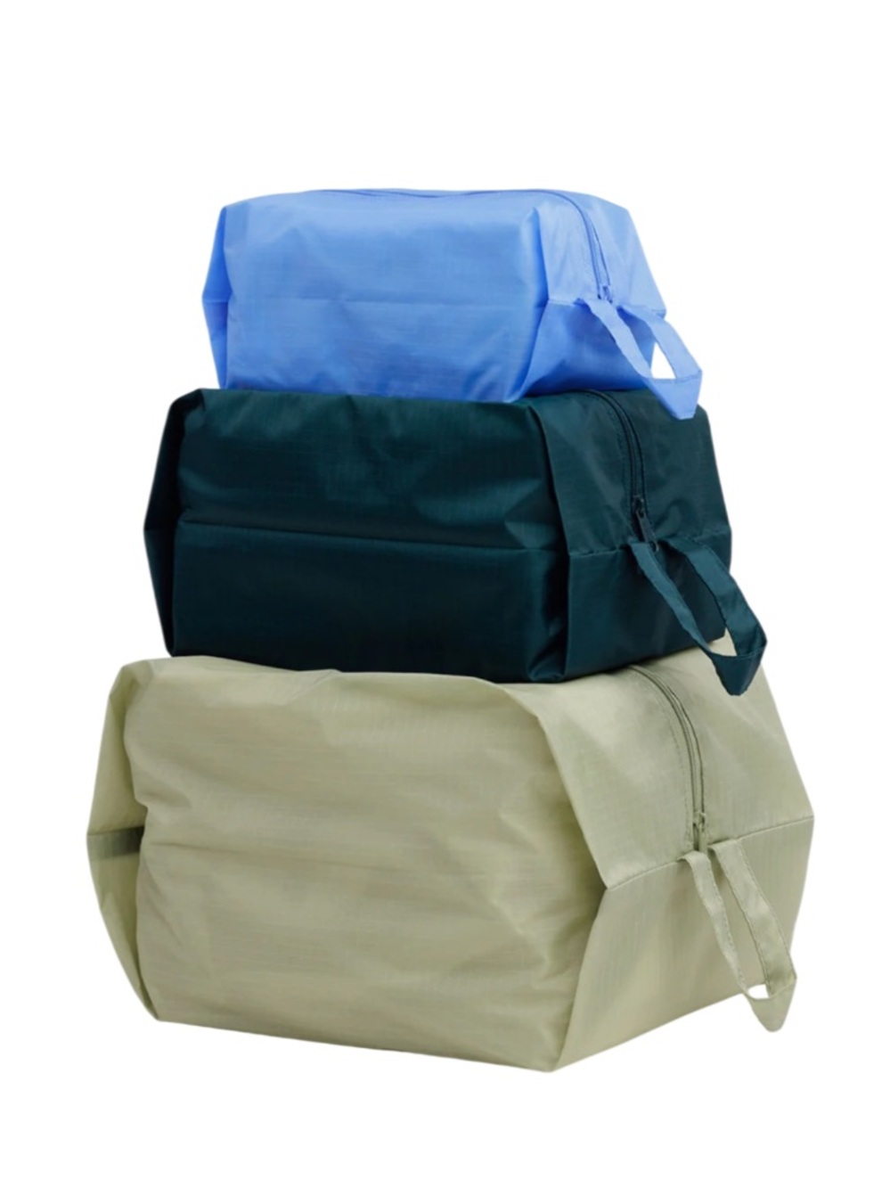 BAGGU 3D Zip Set In Lagoon Mix